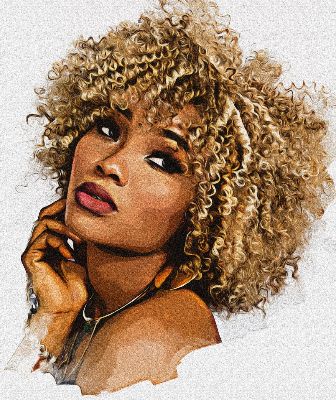 Custom Digital Portrait Painting VIP