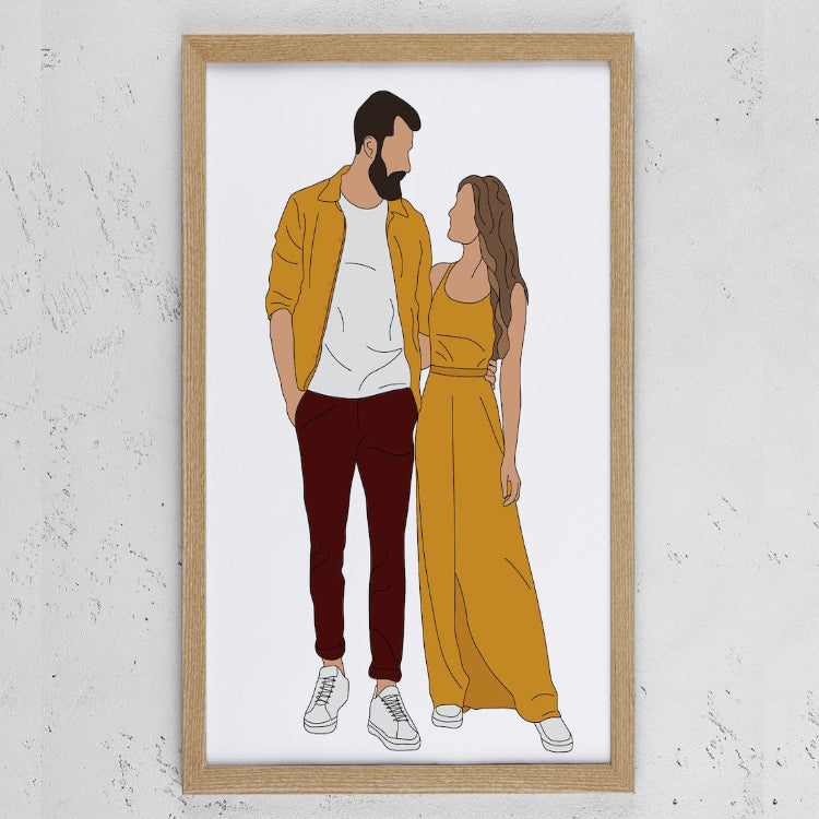 Custom Outline Portrait From Photo