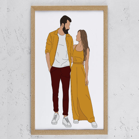 Custom Outline Portrait From Photo